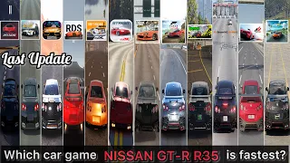 NISSAN GT-R R35 in AR, CM, DD, RDS, CarX DR 2, CarX Street, DZO, FH5, NFS Unbound, BeamNG, AC, TCM