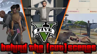 Behind the [cut]scenes - GTA V Intro Cutscene (how many T poses does Michael do?)