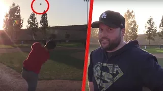 I HIT A 600FT HOMERUN AGAINST DODGERFILMS AND THE SOFTBALL CREW!