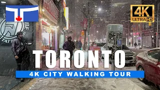 Toronto 2024 Snow | 4K HDR 60fps