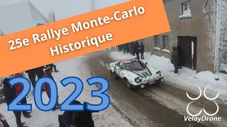 25e Rallye Monte‑Carlo Historique. Lachamp-Raphaël, Saint-Agrève et Saint-Bonnet-le-Froid.