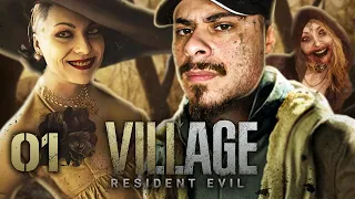 RESIDENT EVIL VILLAGE #1 - COMECEI JA REZANDO! - LEO STRONDA