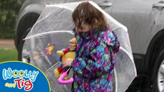 @WoollyandTigOfficial- Playing in the Rain! 🌧 | TV Show for Kids | Toy Spider
