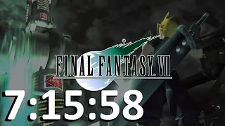 Final Fantasy 7 Speedrun (7:15:58) Any% No Slots