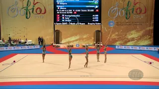 Bulgaria (BUL) - 2018 Rhythmic Worlds, Sofia (BUL) - Qualifications 5 Hoops