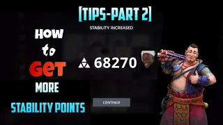 [Part 2]How to get more stability points in Shadow Fight 3||Stability points for Marcus Plane