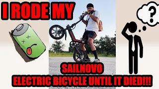 How Long Does A Sailnovo E Bike Battery Last???
