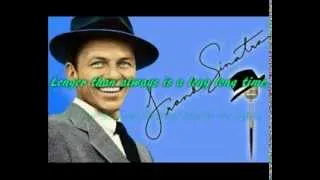 More - Frank Sinatra - with lyrics