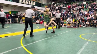 120 lbs Maumee Bay Classic Final Garrison Weisner, Clay vs Colyn Limbert, Medina Buckeye