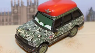 Mattel Disney Cars Corporal Josh Coolant (London Chase) Cancelled Prototype, British