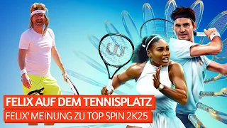 Felix auf dem Tennisplatz - Felix' Meinung zu Top Spin 2K25 | SPECIAL