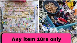 Any item just 10rs only||koti street shopping hyderabad ||street shopping