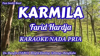 KARMILA - FARID HARDJA KARAOKE NADA PRIA // Official Music Video