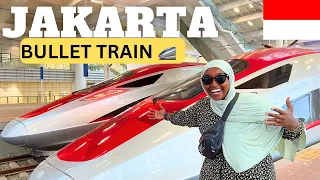 ECONOMY CLASS on  Jakarta’s NEW Bullet Train (Not what I expected!) 🇮🇩