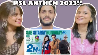 Sab Sitaray Humaray | PSL Anthem 2023 | Shae Gill, Asim Azhar, & Faris Shafi| WhatTheFam Reactions!!