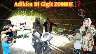 PERANG MELAWAN ZOMBIE YANG GIGIT ADIK BAYI ! | eybel channel