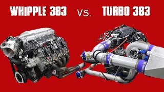 WHIPPLE BLOWER vs LOW-BUCK TURBO-383 LS STROKER