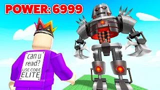 Roblox BUT I Used ROBOT ARMY To ATTACK!?