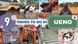 9 things to do in  UENO, TOKYO 🐼 (Japan Travel Guide)