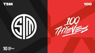 TSM vs. 100 - Week 8 Day 1 | LCS Spring Split | TSM vs. 100 Thieves (2022