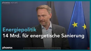 Bundesfinanzminister Christian Lindner zu aktuellen politischen Themen