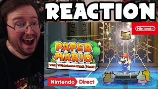 Gor's "Paper Mario: The Thousand-Year Door HD Remake" Reveal Trailer REACTION (THE GOAT IS BACK!)