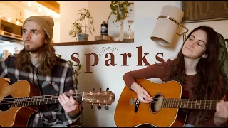 Coldplay - Sparks acoustic cover | duet