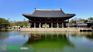 Seoul Palace Tour, Warm Spring Day / Gyeongbokgung, Cheongdeokgung, Deoksugung •[4k] Seoul, Korea