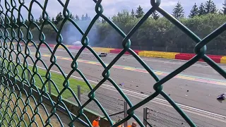 Jack Aitken crash 24 hours of Spa 2021