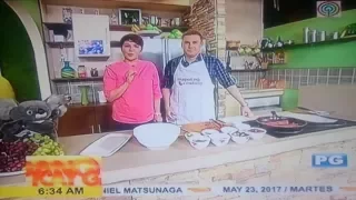 Chris Urbano's Tuna Steak & Grape Caper Salsa on Umagang Kay Ganda