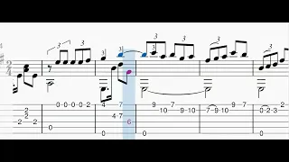 La Paloma - Yradier (1809-1865) - Guitar Play-Along - Music & Tablature - Easy Solo Arrangement