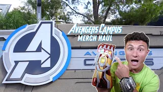 Avengers Campus Merch Haul | Spider-Man Web Shooters | Iron man Gauntlet | Avengers Campus Giveaway