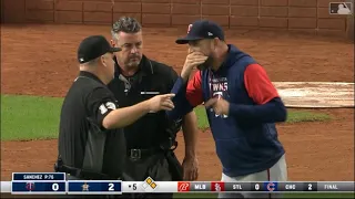 Rocco Baldelli Gets Ejected & Is Angry After Mound Visit Confusion Vs Astros 8/23/22