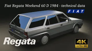 Fiat Regata Weekend 60 D - 1984