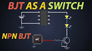 How to use BJT as a switch? | NPN BJT as a Low side switch | NPN BJT