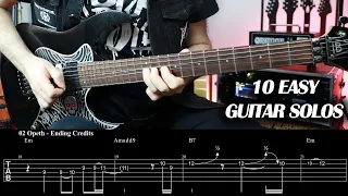 10 Easy Guitar Solos You Can Play | (With Tabs)