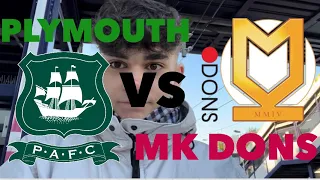 MK Dons VLOG 2021/22 Season | EFL League One | Plymouth Argyle VS MK Dons | (AWAY)