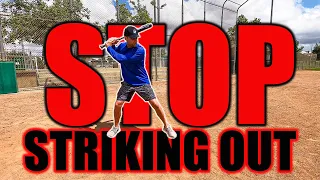Stop Striking Out (3 tips to help you reduce strikeouts)
