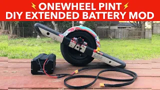 Onewheel Pint Extended Battery VNR Mod DIY