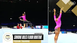 Simone Biles' World Champs Floor Routine! | #Antwerp2023