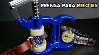 Prensa Para Relojes | Como Cerrar un Reloj