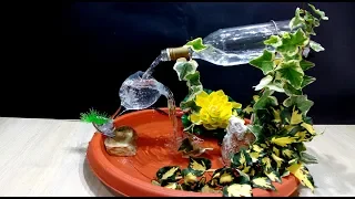 How to make a Fountain using a Glass Bottle / DIY