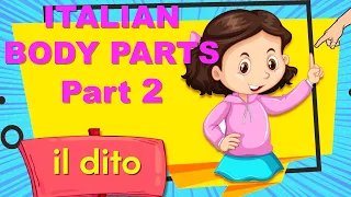 Italian Body Parts Part 2 with Mr Oopy | Education for Kids in Italian