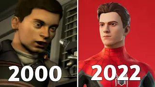 Evolution of Peter Parker in Games 2000-2022 #peterparker