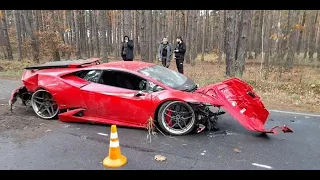 На съемках разбили Lamborghini