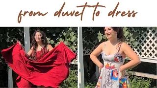 From Duvet to Dress