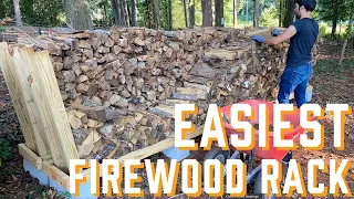Easiest Firewood Rack
