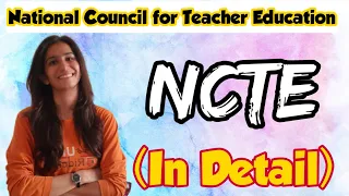 NCTE | National Council for Teacher Education | M.Ed. | UGC NET Education | Inculcate Learning