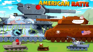 ALL EPISODES of American Ratte - Cartoons about tanks