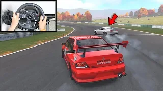 Forza Motorsport 7 Online Drifting Mitsubishi Evo IX (Steering Wheel + Shifter) Multiplayer Gameplay